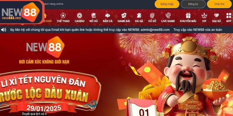 Sân chơi New88 vô cùng nổi tiếng trên thị trường game 